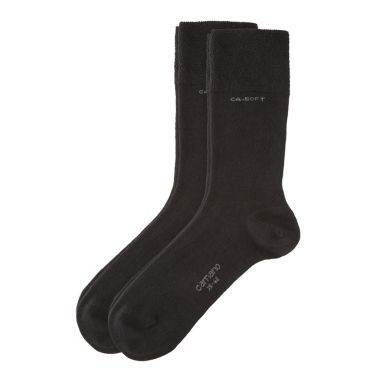 camano Unisex Socken und Strümpfe CA-Soft Tex Wool - black