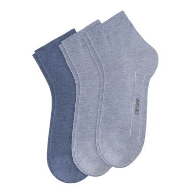 camano Unisex Socken und Strümpfe CA-Soft Quarter - denim mel.